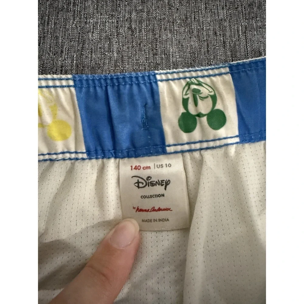 Hanna Andersson Disney Mickey Kids Board Shorts Sz 10
